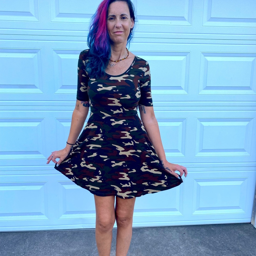 Camouflage dress